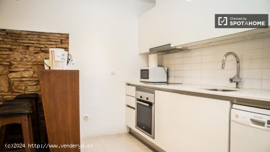 Elegante apartamento de 1 dormitorio con aire acondicionado en Ciutad Vella, cerca de la playa. - BA