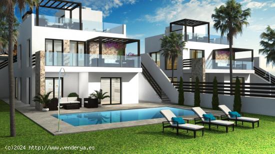 VENTA - VILLA - OBRA NUEVA - PRIMERA LINEA GOLF -ROJALES - 3 D + 3B - 467M2- DESDE 590.300€ - ALIC