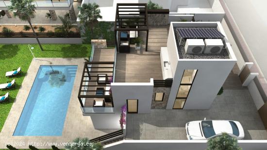 VENTA - VILLA - OBRA NUEVA - PRIMERA LINEA GOLF -ROJALES - 3 D + 3B - 467M2- DESDE 590.300€ - ALIC