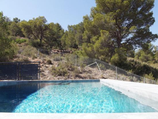 VILLA CON PISCINA EN UN CERRO AISLADO - MURCIA