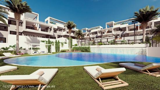 RESIDENCIAL DE OBRA NUEVA CONSTRUCCIÓN DE APARTAMENTOS BUNGALOW EN LOS BALCONES - ALICANTE