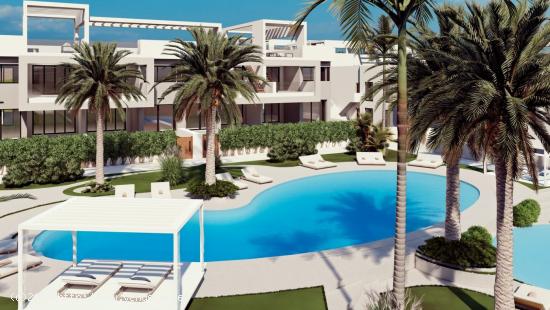 RESIDENCIAL DE OBRA NUEVA CONSTRUCCIÓN DE APARTAMENTOS BUNGALOW EN LOS BALCONES - ALICANTE