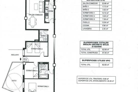 Parcela con infografia realizada y en vigor de proyecto de 1,2 o hasta 3 viviendas y local comercial