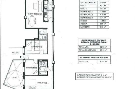 Parcela con infografia realizada y en vigor de proyecto de 1,2 o hasta 3 viviendas y local comercial