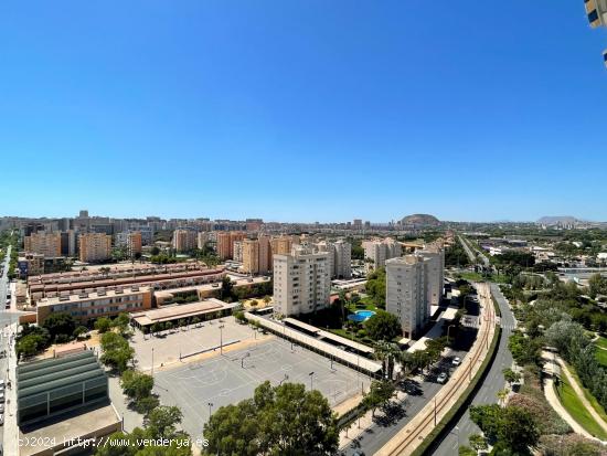 Oportunidad única luminoso piso con vistas panorámicas a 300mts del la playa - ALICANTE