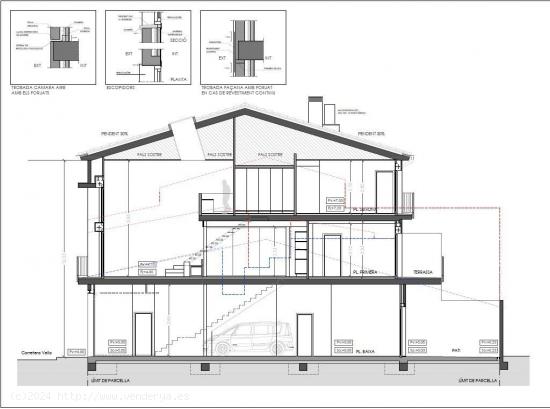 SANT CELONI  ( CENTRO ) TERRENO URBANO EN VENTA PARA EDIFICAR CASA ADOSADA - BARCELONA