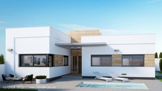  VILLA PAREADA DE 3 DORM. EN UNA PLANTA CON SOLARIUM Y PISCINA PRIVADA EN TORRE-PACHECO - MURCIA 