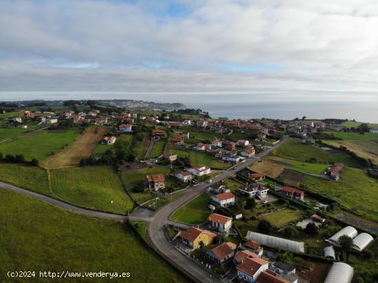 FINCA EDIFICABLE  DE 1100 M2 EN ANTROMERO, GOZÓN, A 500 M DE LA PLAYA - ASTURIAS