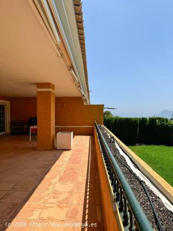 Exclusivo apartamento de lujo en planta baja con vistas al mar y la montaña en Altea Hills - ALICAN