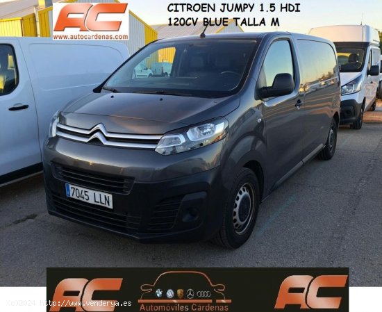  Citroën Jumpy 1.5 HDI FURGON 120CV BLUE CONTROL TALLA M 3 PLAZAS-CLIMA-BLUETOOTH - Mataró 