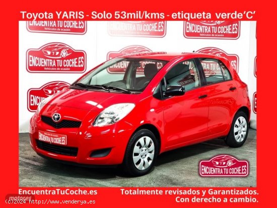 Toyota Yaris 1.0 VVT-i Active de 2011 con 53.657 Km por 7.990 EUR. en Tarragona