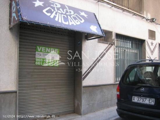 SE VENDE LOCAL COMERCIAL EN ASPE - ALICANTE