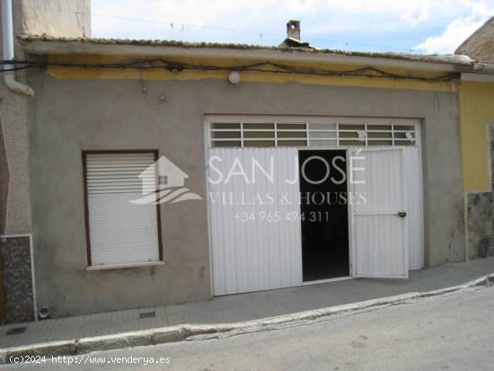  VENTA DE CASA SOLAR PARA REFORMAR - ALICANTE 