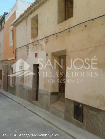  INMOBILIARIA SAN JOSE VENDE CASA SOLAR EN ASPE - ALICANTE 