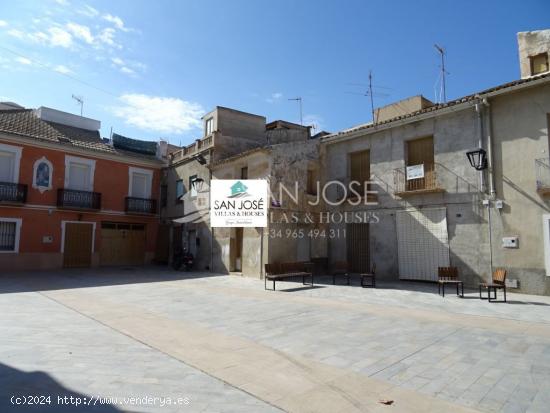 VENTA DE CASA SOLAR EN ASPE, PRECIO NEGOCIABLE - ALICANTE