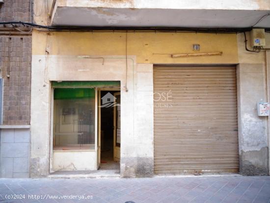 VENTA DE LOCAL COMERCIAL EN ASPE EN ZONA BARRIO DE LA COCA, AL LADO DE LA IGLESIA - ALICANTE