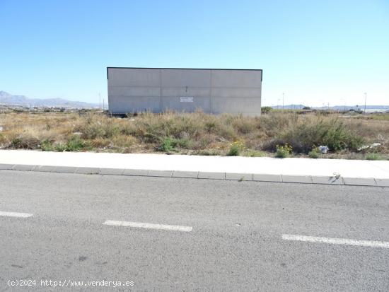 SE VENDE PARCELA INDUSTRIAL EN POLÍGONO ALJAU UNIDAD EJECUCIÓN 7.2 DE ASPE - ALICANTE