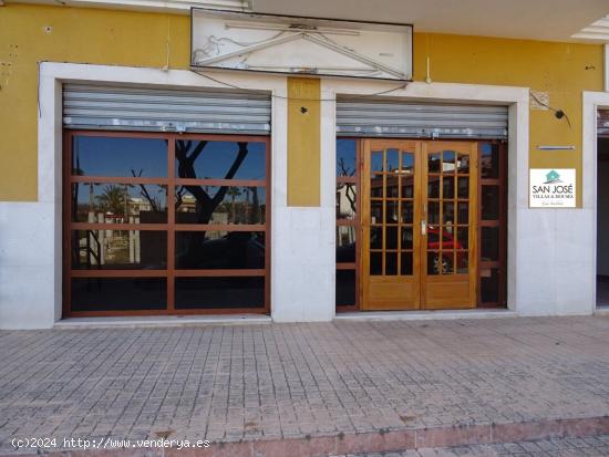  SE VENDE O SE ALQUILA LOCAL COMERCIAL EN LA ZONA DE LA NIA-COCA EN ASPE - ALICANTE 