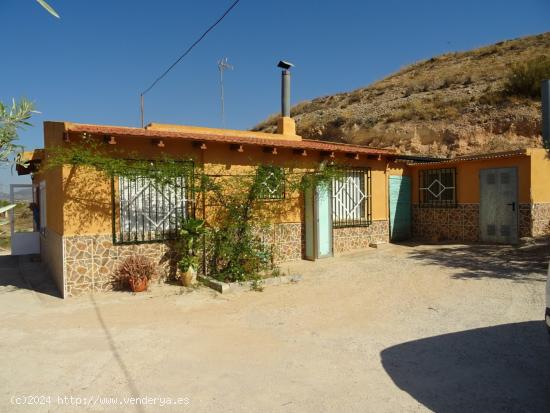  SE VENDE CASA DE CAMPO CON FINCA PLANTADA EN PRODUCCIÓN CERCA DE SANTA ELENA  EN ASPE - ALICANTE 