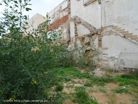 SE VENDE SOLAR URBANO EN EL CENTRO DE ASPE - ALICANTE