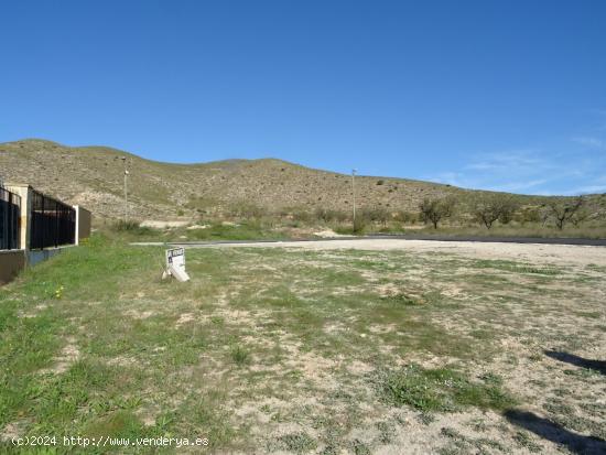 SE VENDE PARCELA URBANA EN BUENA ZONA EN HONDÓN DE LOS FRAILES - ALICANTE