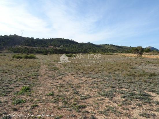 SE VENDE TERRENO RUSTICO EN HONDÓN DE LAS NIEVES ZONA CANALOSA - ALICANTE