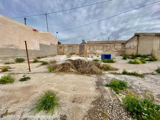  VENTA DE PARCELA EN NOVELDA EN EL BARRIO DE LA ESTACIÓN DE GRANDES DIMENSIONES - ALICANTE 