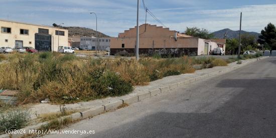  TERRENO URBANO EN ELDA CERCA DE SAN CRISPIN Y HOSPITAL - ALICANTE 