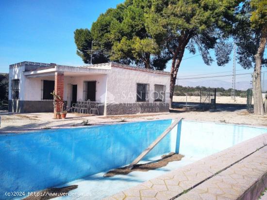 VENTA DE PARCELA CON CASA DE CAMPO EN CREVILLENTE - ALICANTE