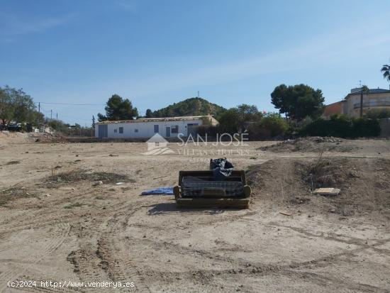 INMOBILIARIA SAN JOSE VENDE TERRENO URBANIZABLE EN ZONA NIA EN ASPE - ALICANTE