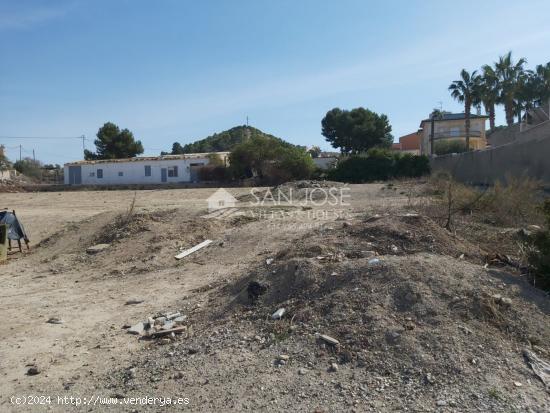 INMOBILIARIA SAN JOSE VENDE TERRENO URBANIZABLE EN ZONA NIA EN ASPE - ALICANTE