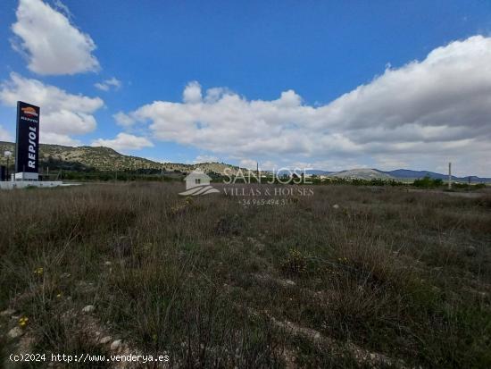 VENTA DE TERRENO EN MONÓVAR-PINOSO, ZONA MAÑA CON MUY BUENA UBICACIÓN - ALICANTE