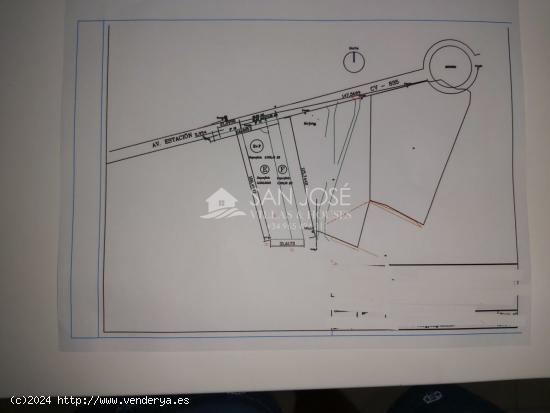 SE VENDE PARCELA DE TERRENO INDUSTRIAL EN LA AVENIDA DE LA ESTACIÓN EN MONOVAR - ALICANTE