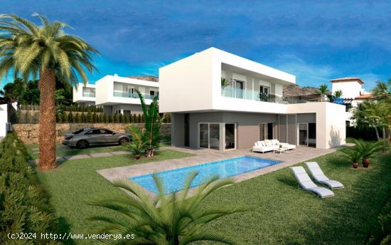 Villas nueva construcción con amplia parcela en Finestrat - Sierra cortina - ALICANTE