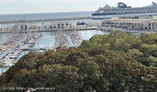 ATICO MUY CENTRICO CON SUPER VISTA AL PUERTO - ALICANTE