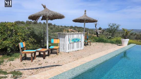 Finca con piscina „infinity“, almacén y CON LICENCIA ETV (6 plazas) - BALEARES