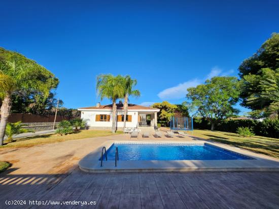 OPORTUNIDAD GRAN CHALET CON PISCINA Y PRECIOSO JARDIN - ALICANTE