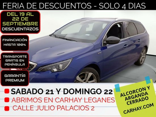  Peugeot 308 SW 1.5 BLUE HDI 130 GT LINE (EU6.2) 5D - Alcorcon 