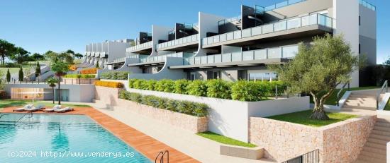 Apartamentos de 2 y 3 dormitorios, y adosados de 3 dormitorios. - ALICANTE