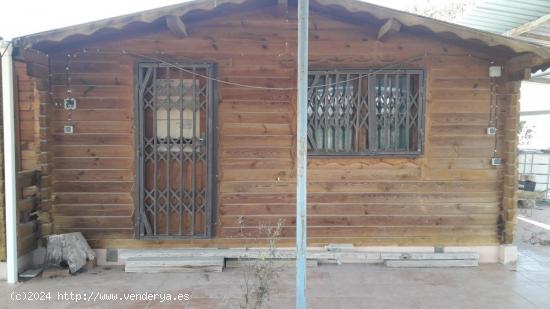 TERRENO CON CASA DE MADERA EN EL ESPARRAGAL DETRÁS DE CANTALARES - MURCIA