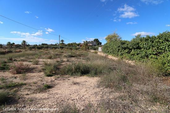 Parcela Urbanizable En Peña Las Aguilas, Buen Acceso y Buenas Vistas ¡INFORMATE! - ALICANTE