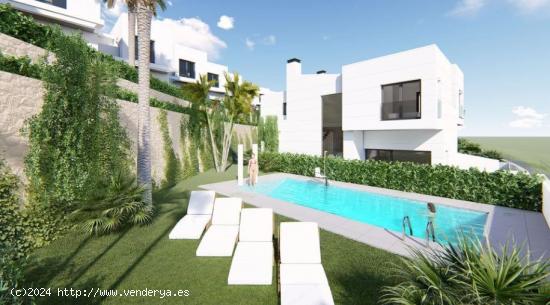 VENTA-OBRA NUEVA-BANAHAVIS-ADOSADOS4D-2B-150M2-PATIO 47M2-PISCINA-ZONA VERDE - MALAGA