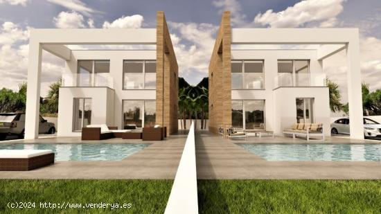  VENTA-OBRA NUEVA-AGUAS NUEVAS-TORREVIEJA-VILLA-4D-4B-238M2-PARCELA 420M2-PISCINA-2 PARKING - ALICANT 