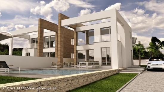 VENTA-OBRA NUEVA-AGUAS NUEVAS-TORREVIEJA-VILLA-4D-4B-238M2-PARCELA 420M2-PISCINA-2 PARKING - ALICANT