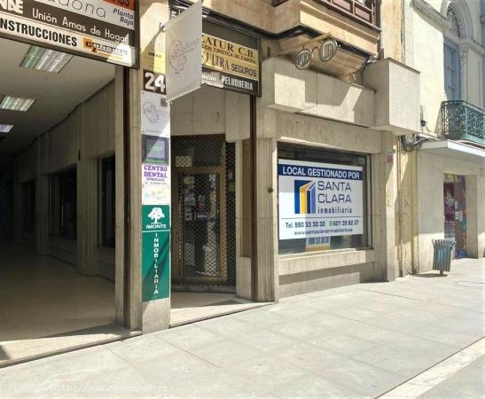 AMPLIO LOCAL COMERCIAL EN ALQUILER EN PLENO CENTRO DE ZAMORA - ZAMORA