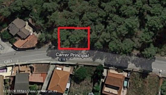 Parcela en canyelles (Vora-Sitges) 600m2 - BARCELONA