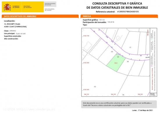 Se Vende en Cunit - TARRAGONA