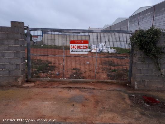 SUELO INDUSTRIAL EN POLIGONO DE RAFELBUÑOL - VALENCIA