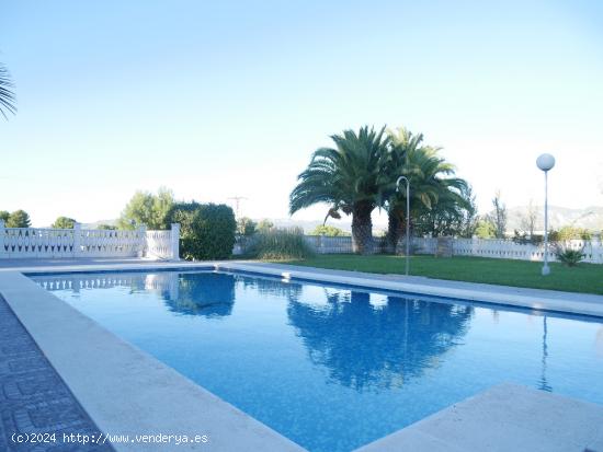 ESPECTACULAR CHALET CON PISCINA Y GRAN PARCELA EN LA ZONA DE LA TORRETA DE ELDA - ALICANTE