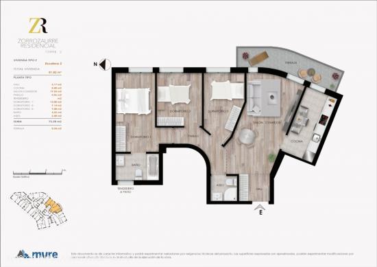 PROMOCIÓN VIVIENDAS ZORROZAURE RESIDENCIAL CON ESPECTACULARES VISTAS - VIZCAYA